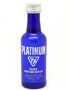 Platinum 7X Vodka 12/50ml